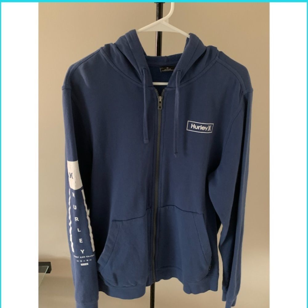 Mens Hurley zip-up sweatshirt